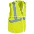 Unisex Lime Green High-Visibility Safety Vest